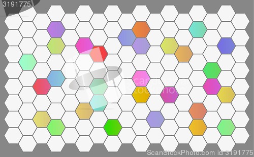 Image of background with hexagons