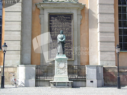 Image of Olaus Petri statue