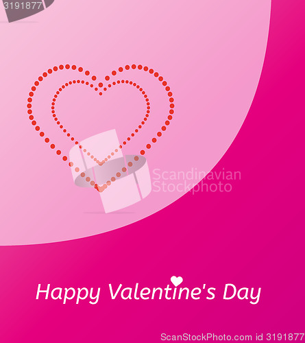 Image of happy valentine\'s day card