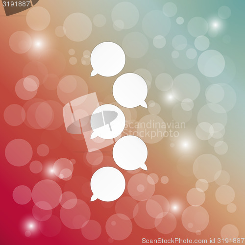 Image of background with speak bubbles