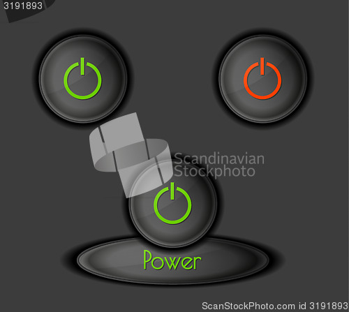 Image of power buttons