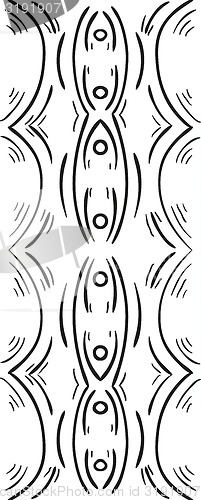 Image of abstract sketch seamless pattern