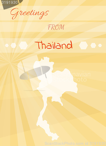 Image of greetings from thailand