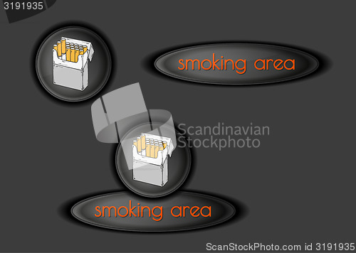 Image of smoking area buttons