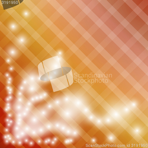 Image of gradient background with squares and shining stars