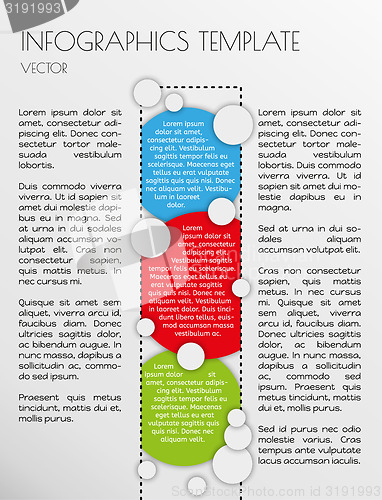 Image of white infographics
