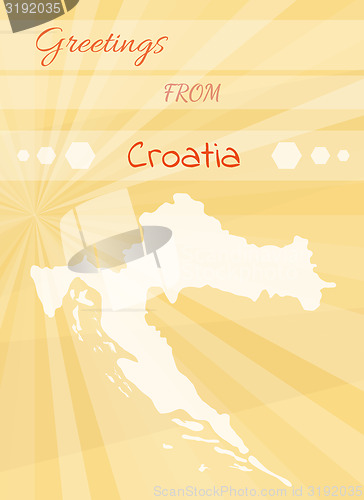 Image of greetings from croatia