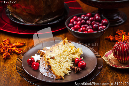 Image of Panettone cake for Christmas