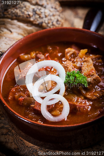Image of Hearty goulash soup 