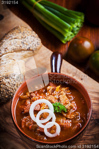 Image of Hearty goulash soup 