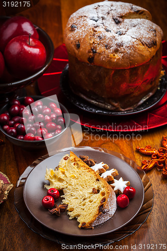 Image of Panettone cake for Christmas