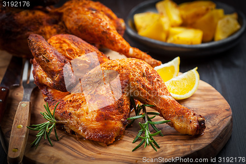 Image of Baked chicken with herbs