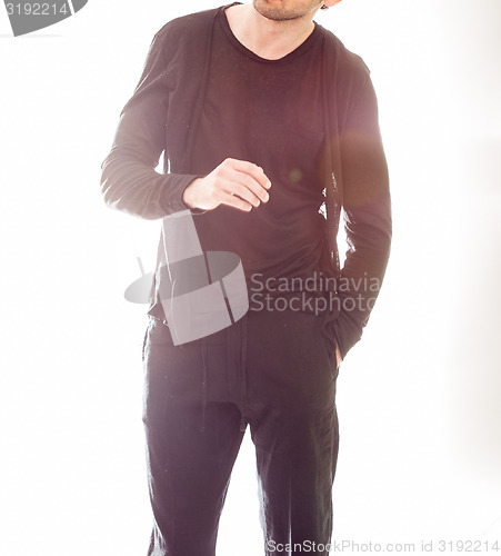 Image of Elegant young handsome man. 