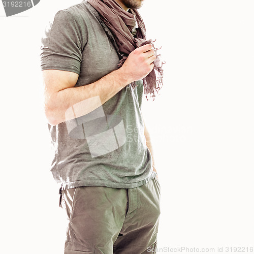 Image of Elegant young handsome man. 
