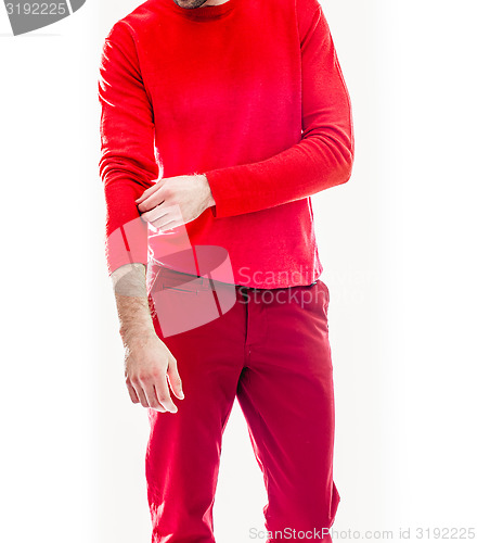 Image of Elegant young handsome man. 
