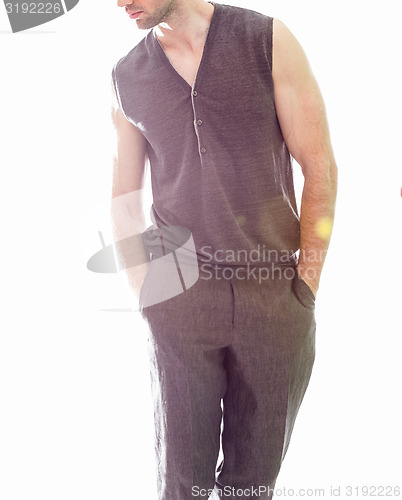 Image of Elegant young handsome man. 