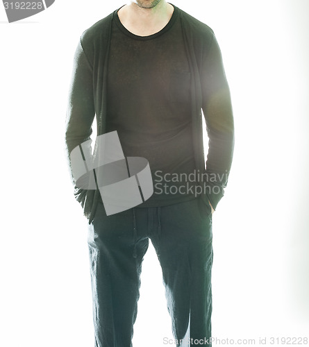 Image of Elegant young handsome man. 