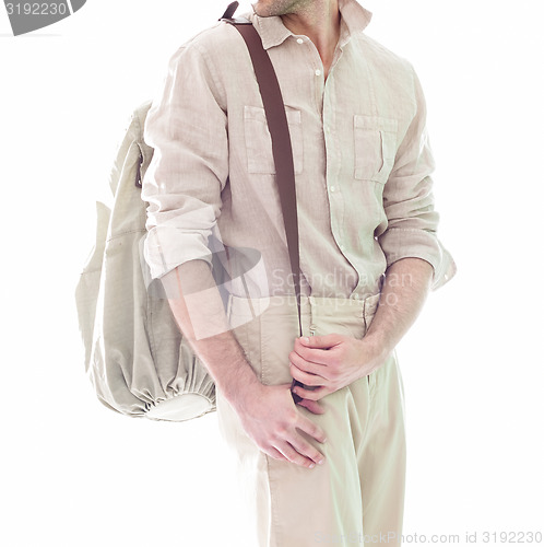 Image of Elegant young handsome man. 