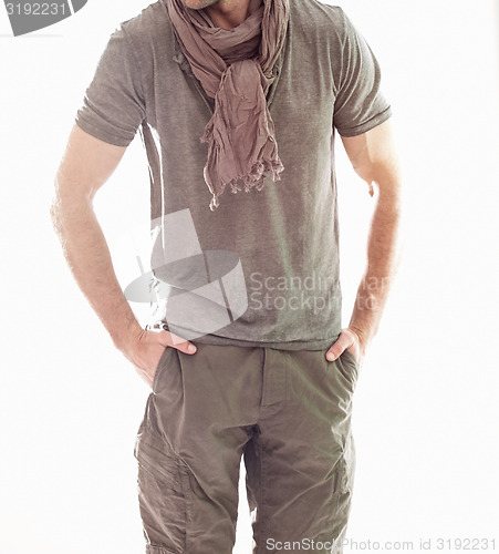 Image of Elegant young handsome man. 
