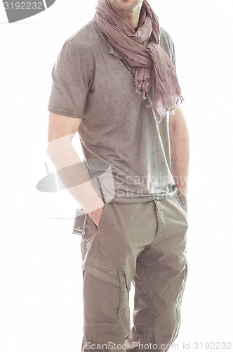 Image of Elegant young handsome man. 