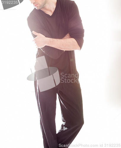 Image of Elegant young handsome man. 