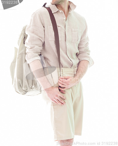 Image of Elegant young handsome man. 