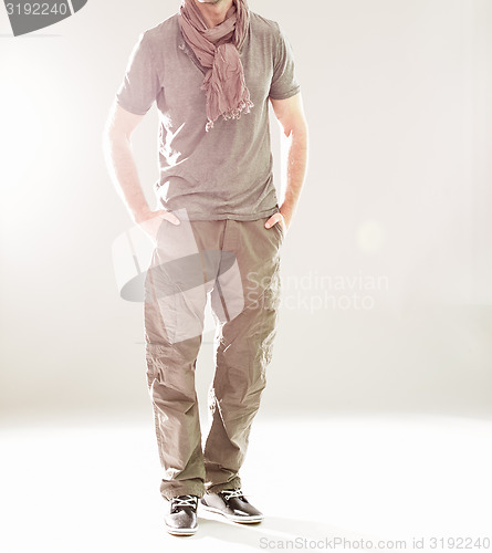 Image of Elegant young handsome man. 