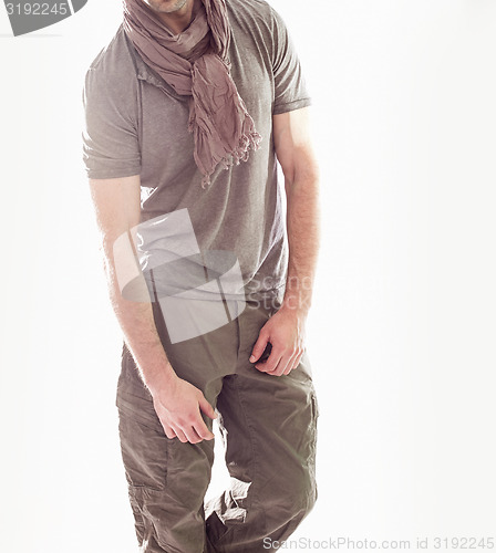 Image of Elegant young handsome man. 