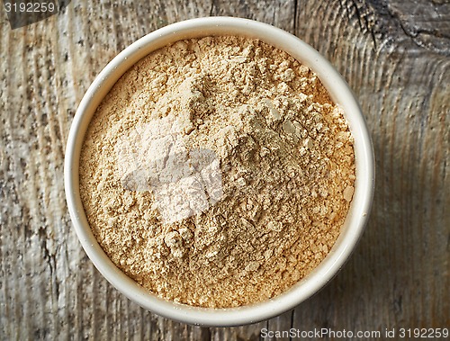 Image of bowl of maca powder