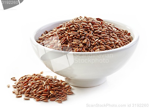 Image of bowl of flax seeds