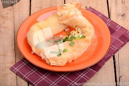 Image of cottage cheese and fresh chopped parsley