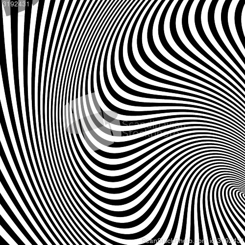 Image of Pattern with optical illusion. 