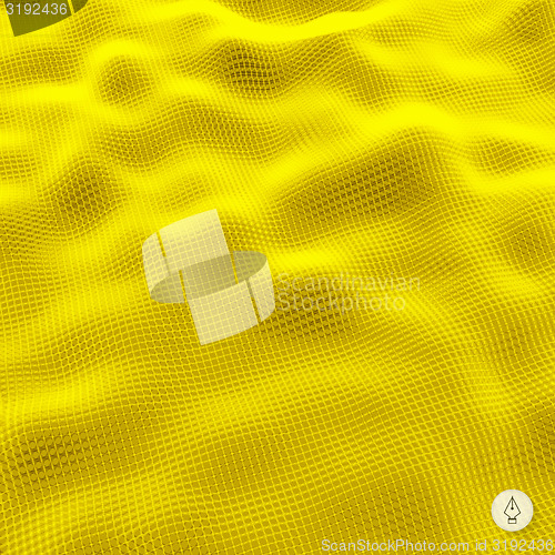 Image of Network abstract background. 3d technology vector illustration. 