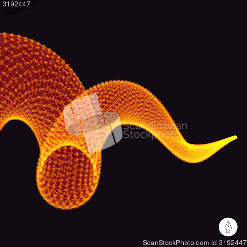 Image of Spiral. 3d vector illustration. 