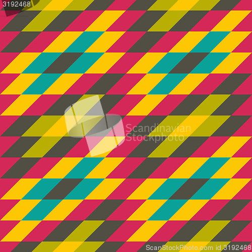 Image of Seamless geometric background. Mosaic. Abstract vector Illustrat