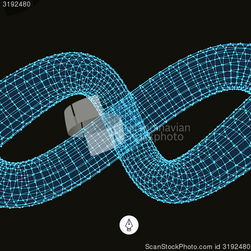 Image of Spiral. 3d vector illustration. 