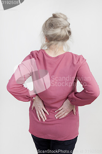 Image of Senior with back pain