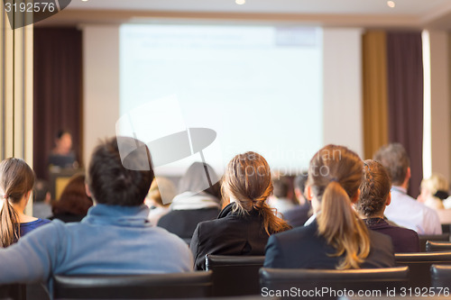 Image of Audience in the lecture hall.