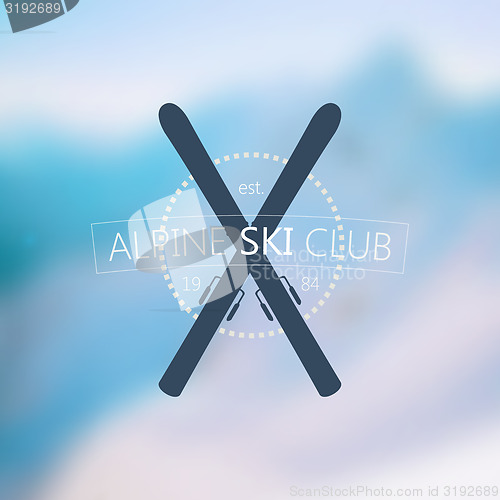 Image of Alpine ski club logo