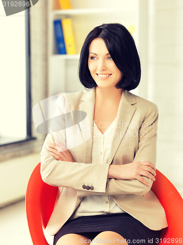 Image of happy and smiling woman