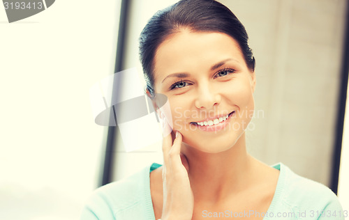 Image of happy and smiling woman
