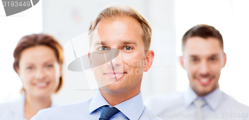 Image of businessman in office