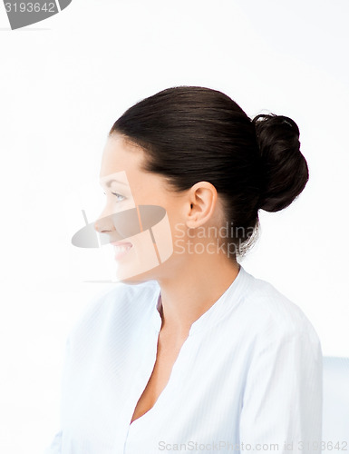 Image of smiling businesswoman