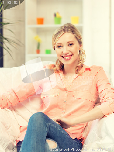 Image of happy and smiling woman