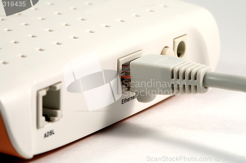 Image of Rear part of modem