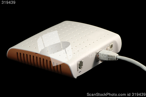 Image of Rear part of modem