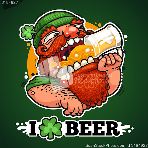 Image of Patrick With Beer