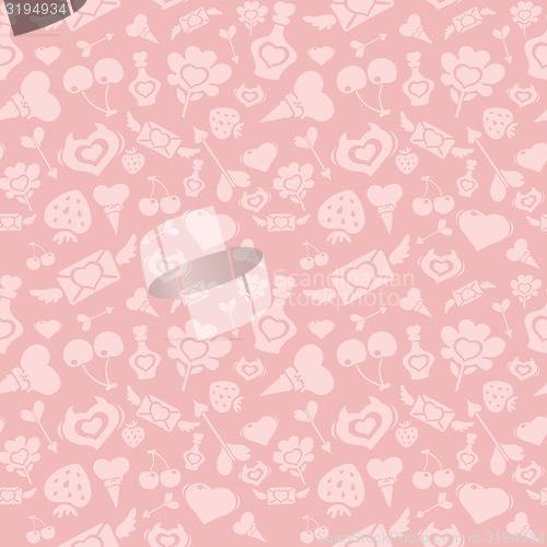 Image of Sweet Pink Valentine Pattern