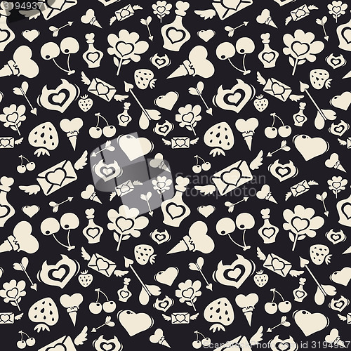 Image of Sweet Valentine Pattern Dark