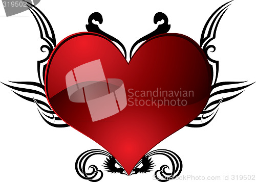 Image of heart tattoo